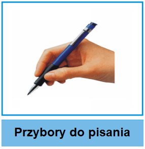 przybory do pisania